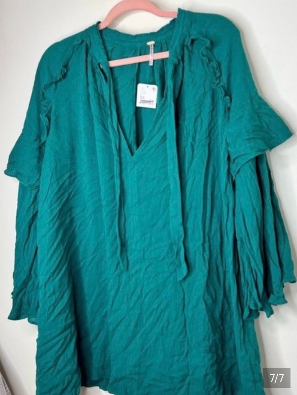 FREE PEOPLE ❤️ ANTHROPOLOGIE 🌴 ENDLESS SUMMER CATTLEYA TUNIC 🌴 generous Sz XS